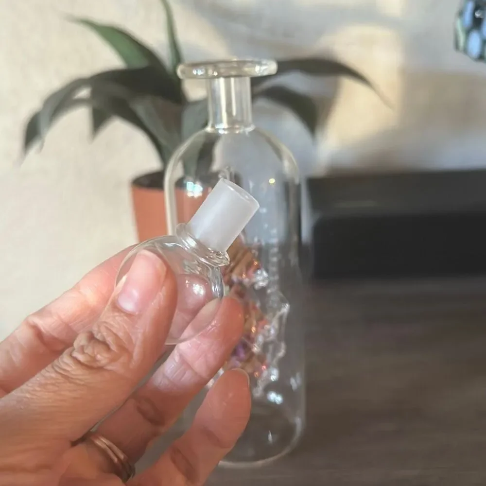 Glass boat inside a glass bottle Made in England